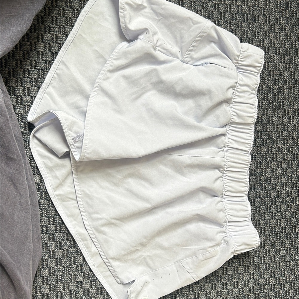 Light blue Elastic Waist Shorts